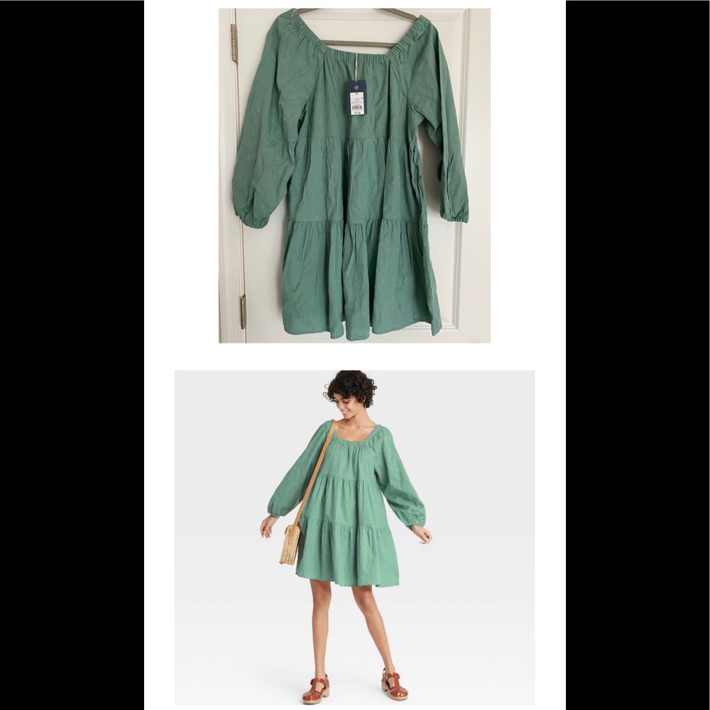 Long Sleeve Tiered Dress
